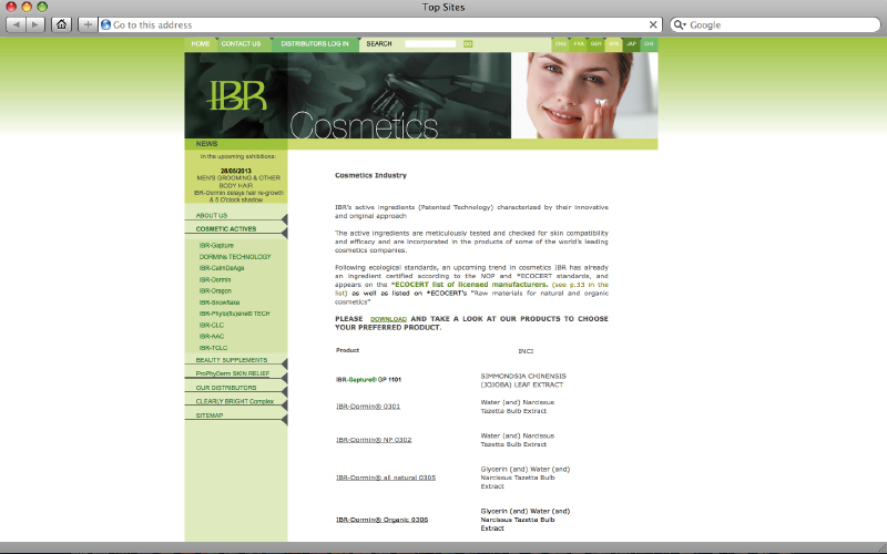 web design - IBR